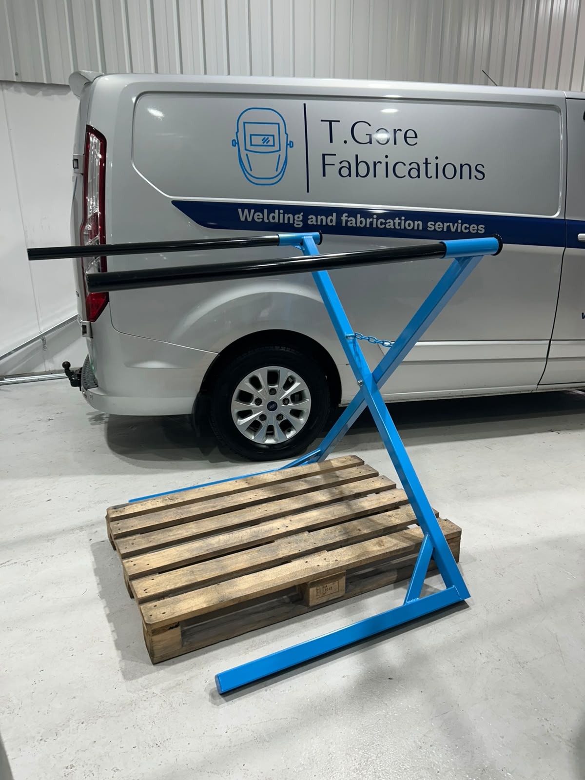 Palletised X-Frame bulk bag frame